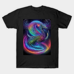 Mystical psychedelic dragon T-Shirt